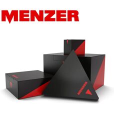 MENZER - White - 133 x 80 mm - 8 Löcher - Schleifpapier