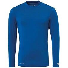 UHLSPORT Camiseta interior para hombres - colores distintivos - azul azur - XXL