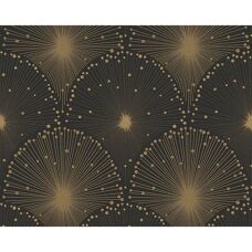 A.S. Creations Goud Zwart Art Deco Behang - Behang