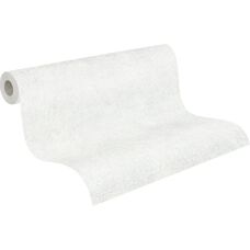 A.S. Création Grau/Weiß Vinyl Tapete - 0,53x10,05m, 1 Rolle