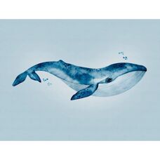 Living Walls Murale di Pesci Sottomarini - Blu 4x3 m