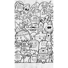 Living Walls The Wall III Comic Wall Mural - Wall Tapestry
