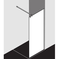 Kermi XBWIA11020VEK - Paroi de douche, 1080-1100mm, verre de sécurité 8mm - Publicité