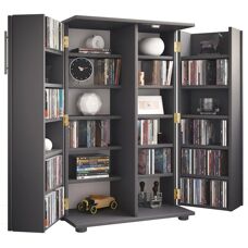 VCM Engalo XL - Abschließbarer CD/DVD-Schrank - 93x60x31cm