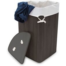 Relaxdays Canasta de Ropa Sucia en Esquina - 60L