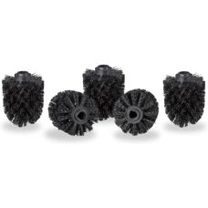 RELAXDAYS Ersatzköpfe für WC-Bürste - 10 Stück, Schwarz