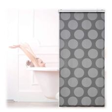 RELAXDAYS Duschvorhang Grau - Wasserabweisend, Modern, 80x240 cm