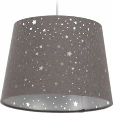 Relaxdays Lámpara de Techo Infantil con Estrellas - Iluminación de Techo