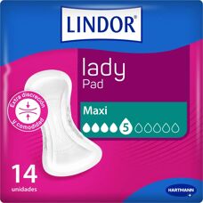 Molicare Lindor Lady Pad Maxi 5 Gotas - Inkontinenzpads