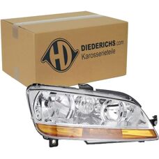 Diederichs Fiat Idea etupolttimo - H7/H1, Oikea, Keltainen