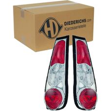 Diederichs Tuning Rear Lights Chrome for Fiat Punto - Car Rear Lights