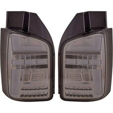 Diederichs 2274798 LED Baglygter - Røggrå, Sort hus