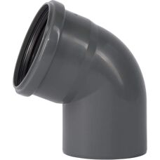 Ostendorf RAL 7043 67° Abwasserbogen - Drain Pipe Fitting