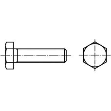 TOOLCRAFT M45 Sekskantbolt - Stål 8.8 - DIN 933