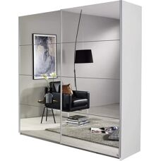 Rauch Subito Kleiderschrank - 2 Türen, Weiß, 181x61x197 cm