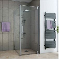 Breuer Europa Design Duschtür - 8mm Sicherheitsglas - Chromeffekt - 100x200cm