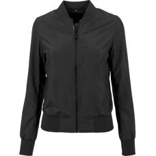 Build Your Brand BY044 Nylon Bomber Jacket - Bomber Jacket