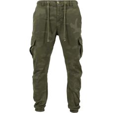 Urban Classics Camo Cargo Pantaloni de Jogging (TB611) - camuflaj măsliniu (TB611-775)