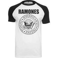 MERCHCODE Ramones Circle Raglan T-Shirt - Casual Top