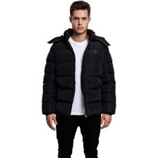 Urban Classics Hooded Puffer Jacket - Puffer Jacket - Publicité