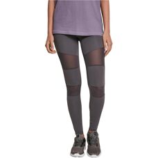 Urban Classics Dam Tech Mesh Leggings - Leggings - Grå