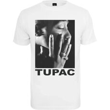 T-Shirt Profil Tupac Blanc MISTERTEE - T-Shirt - Publicité