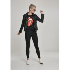 MERCHCODE Damen Rolling Stones Tongue Tee - T-Shirt - Publicité