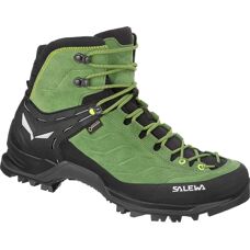 Salewa MS Mtn Trainer Mid Gtx Black/Green - Trekking Shoes