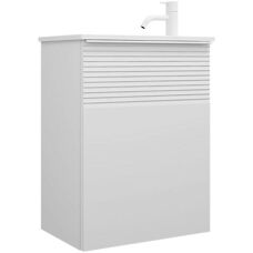 burgbad - Fiumo - 47 cm - Plissée-Struktur - Waschtisch
