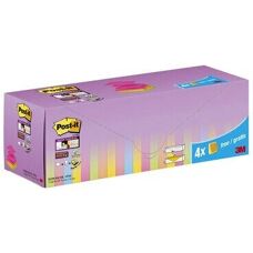Post-it Yellow Super Sticky Z-Notes 76x76mm Pack of 24