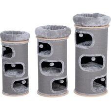 Tour à chat Natural Paradise - Gris - Sisal, 4 Niveaux - Publicité