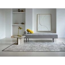 WECONhome Vintage Teppich - Grau Sand Beige - 120x170 cm