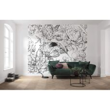 KOMAR Flowerbed - Floral Wallpaper 300x250 cm - Wallpapers