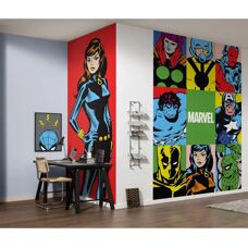 Murale KOMAR Marvel PowerUp Team - Comic, Vlies, 150x250cm