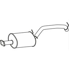VEGAZ FS-784 Achterdemper voor Ford Ranger Mk3