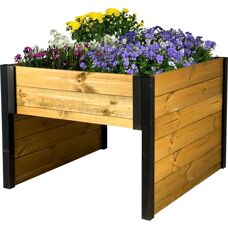 Dobar - 56190FSCE - Nero - Legno - Garage for robot mower