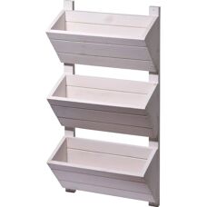 Dobar Fioriera da Parete FSC - 3 Vasi - 38x17.5x79 cm