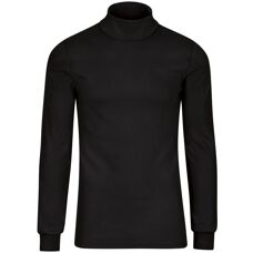 TRIGEMA XS Schwarzes Unisex Winter-Sport-Rollkragenpullover