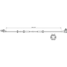 FEBEST 02606-018 Raddrehzahlsensor - OEM Nissan Teile