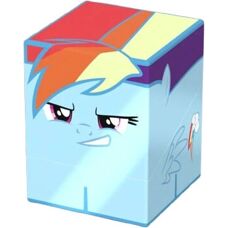 Supporto per carte Rainbow Dash di Squaroes - Scatola di stoccaggio - 100 Carte