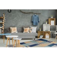 KAYOOM Radical 315 - Woll handgewebter rechteckiger Teppich