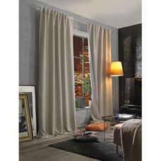 HOME BASICS ACCUSTICO Beigegardine - Raum & Lärm Dämmung