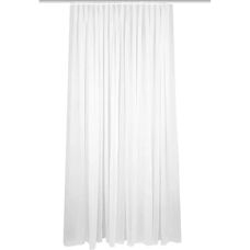HOME BASICS Flamio Gardine - 245x300cm, Weiß, Polyester
