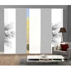 Home Living Kessi 5er Set Grau Raumteiler - Gardine