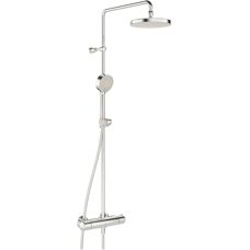 Sistema Doccia Hansamicra - 3 Getti, Cromato, 445-470mm