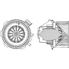Mercedes-Benz Sprinter Interior Blower Motor - AB 88 000P