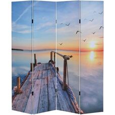 HHG - T234 - 180x160cm - Multicolor - Pantalla divisoria
