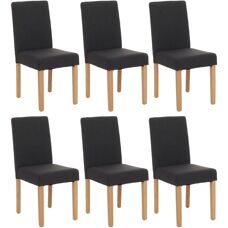 HHG - Modello - Nero - Set di sedie da pranzo - Moderno
