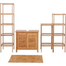 MCW B18-S Bambus Badezimmer Schrank - Wasserfest, Nachhaltig