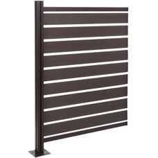 HHG - HHG-947 - Anthrazit - 130x100x6 - Abfallkorb-Zaun